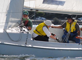 Craig Gordon (AUS) has made the semi finals in his debut match race regatta